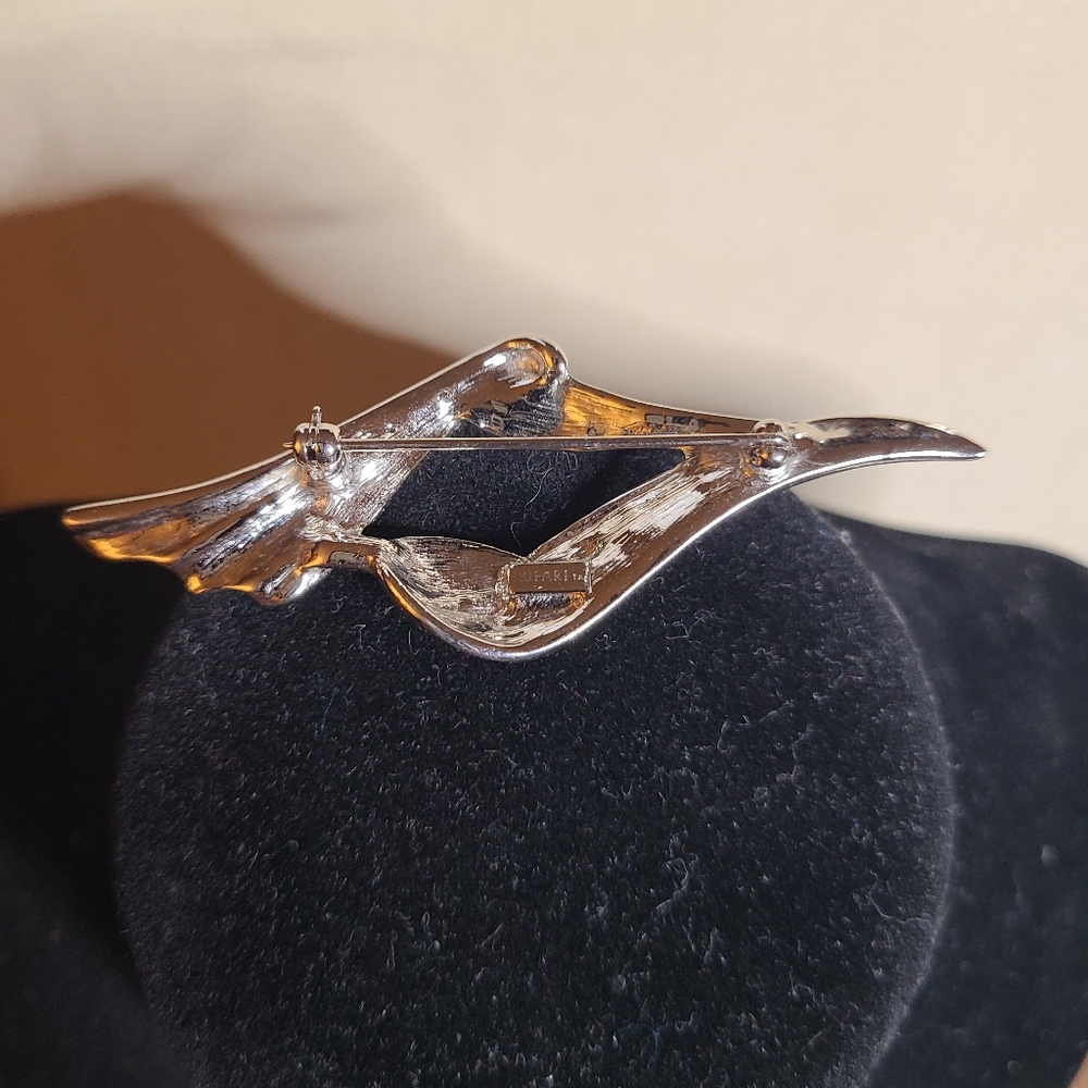 Trifari Silver Brooch - Picture 3 of 5